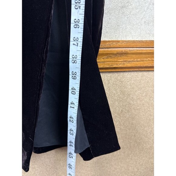 Theory Women's Dress Off The Shoulder Velvet Midi Length Long Sleeve Size 2 NEW - Picture 7 of 11